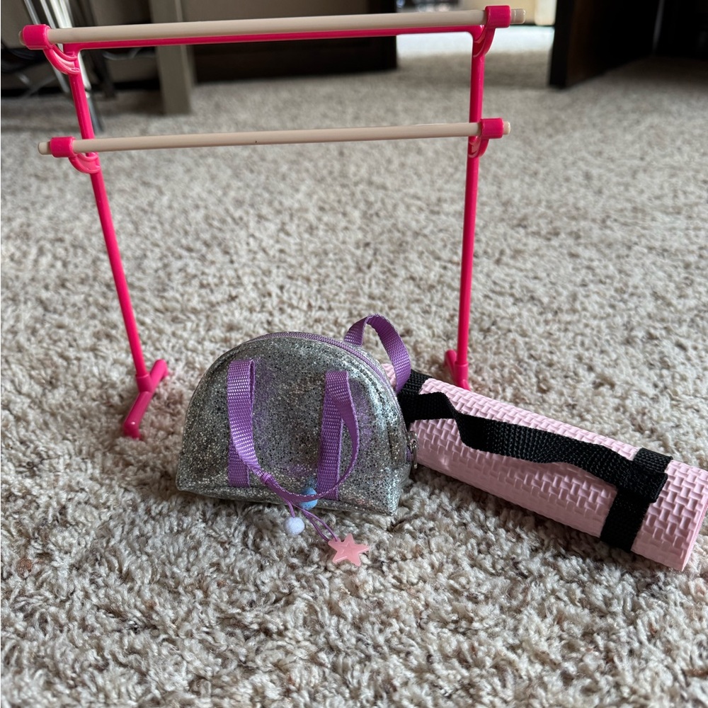 American Girl Ballet Bar and Accessories